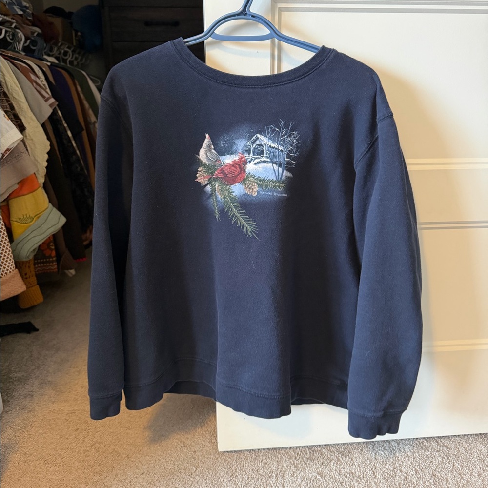 Vintage Northern Reflections Sweater with Cardinal Design - Picture 2 of 6